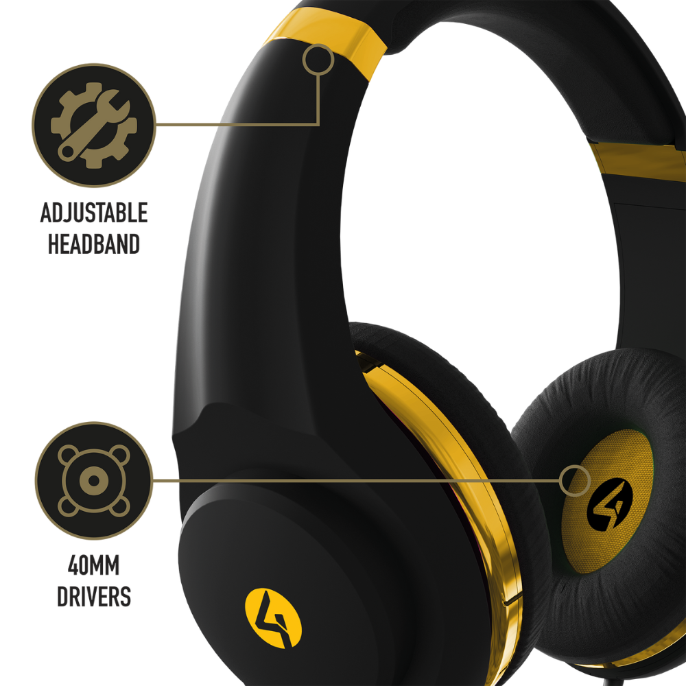 Audifonos Gamer 4gamers Conexión 3.5mm Altavoces 40 Mm