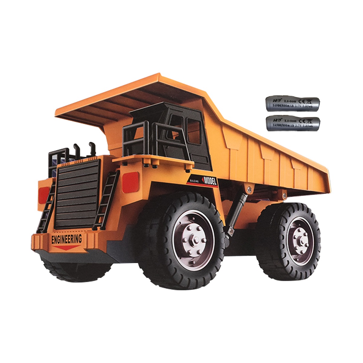 Carro a Control Remoto Camión de Construcción a Control Remoto Minero Tractor 4x4 con 2 pilas