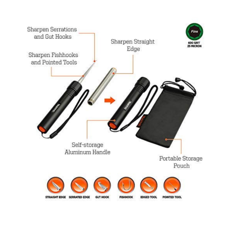 Afilador Diamante Transforman P/ Navaja Cuchillo Sharpal