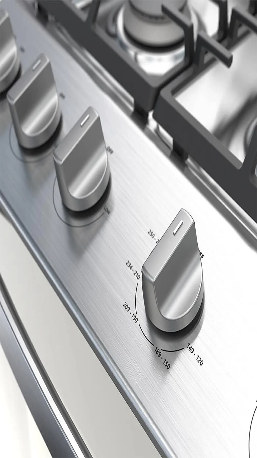 Estufa Whirlpool de Gas De Piso 30 pulgadas con 6 quemadores Gris