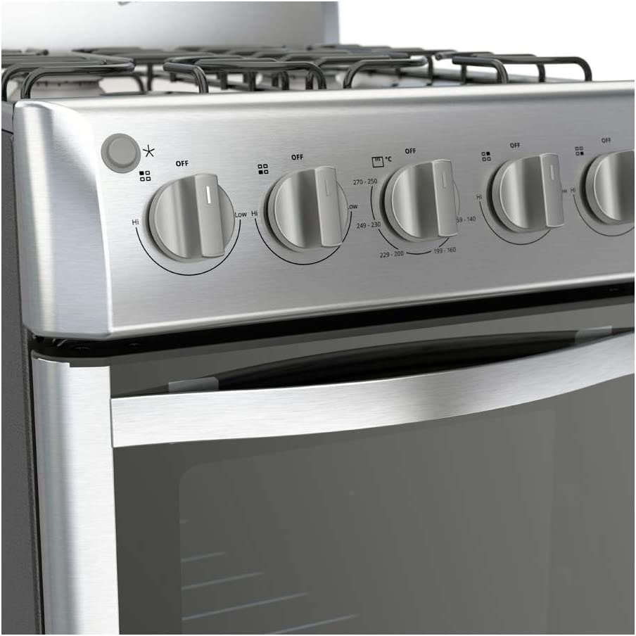 Estufa Whirlpool de Gas Al Piso 20 pulgadas 4 quemadores Gris