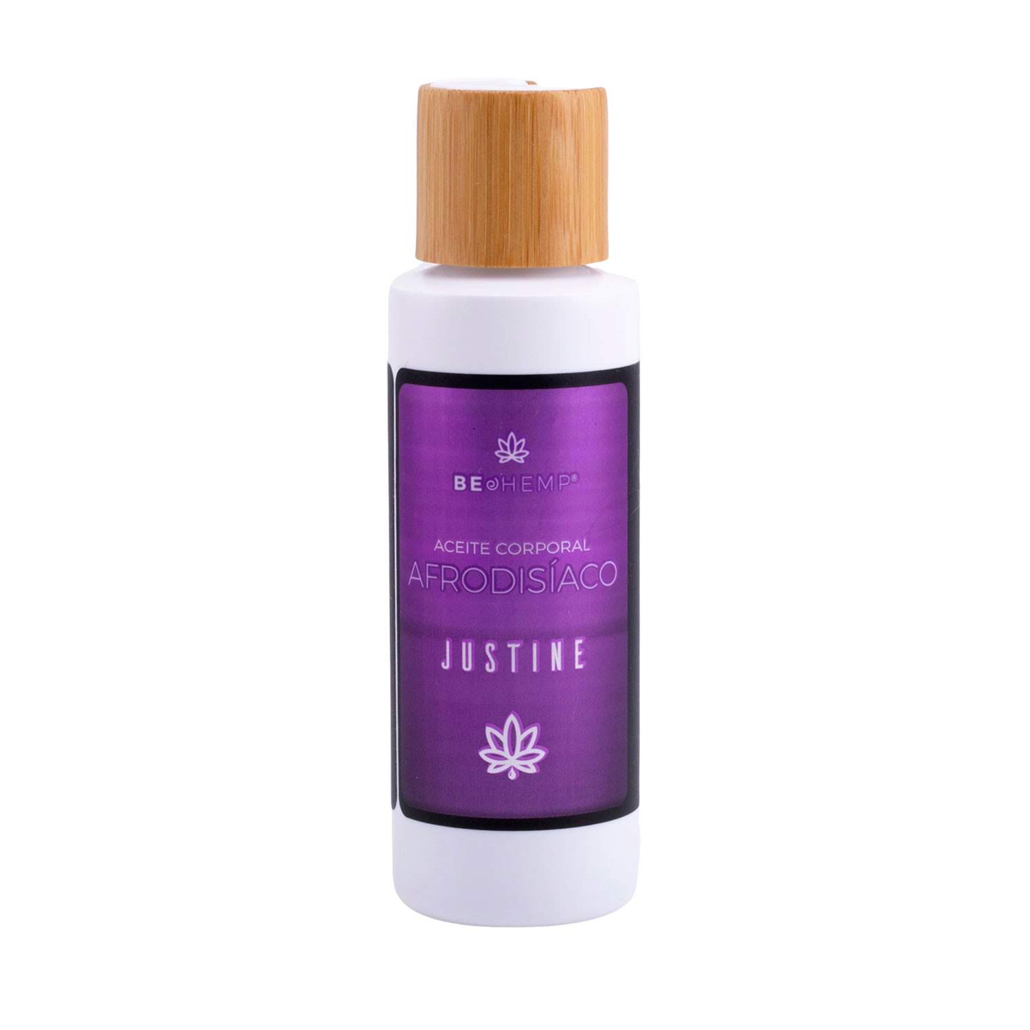 Aceite para masajes Justine afrodisíaco 110ml Beohemp