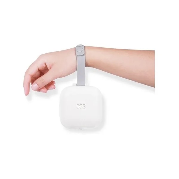 Mini Esterilizador Blanco S6 De 4 Leds Uvc Para Chupón Bebé 59S