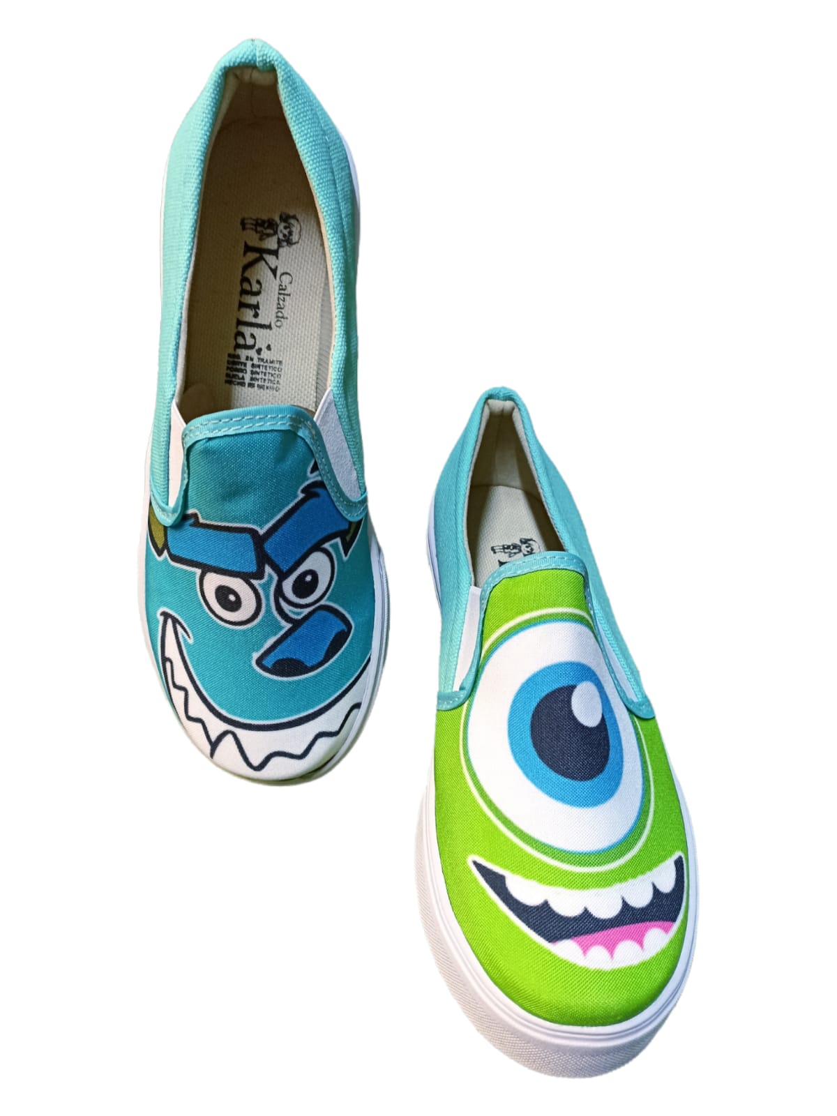 Tenis zapatos lona Monster Inc Zully casuales moda