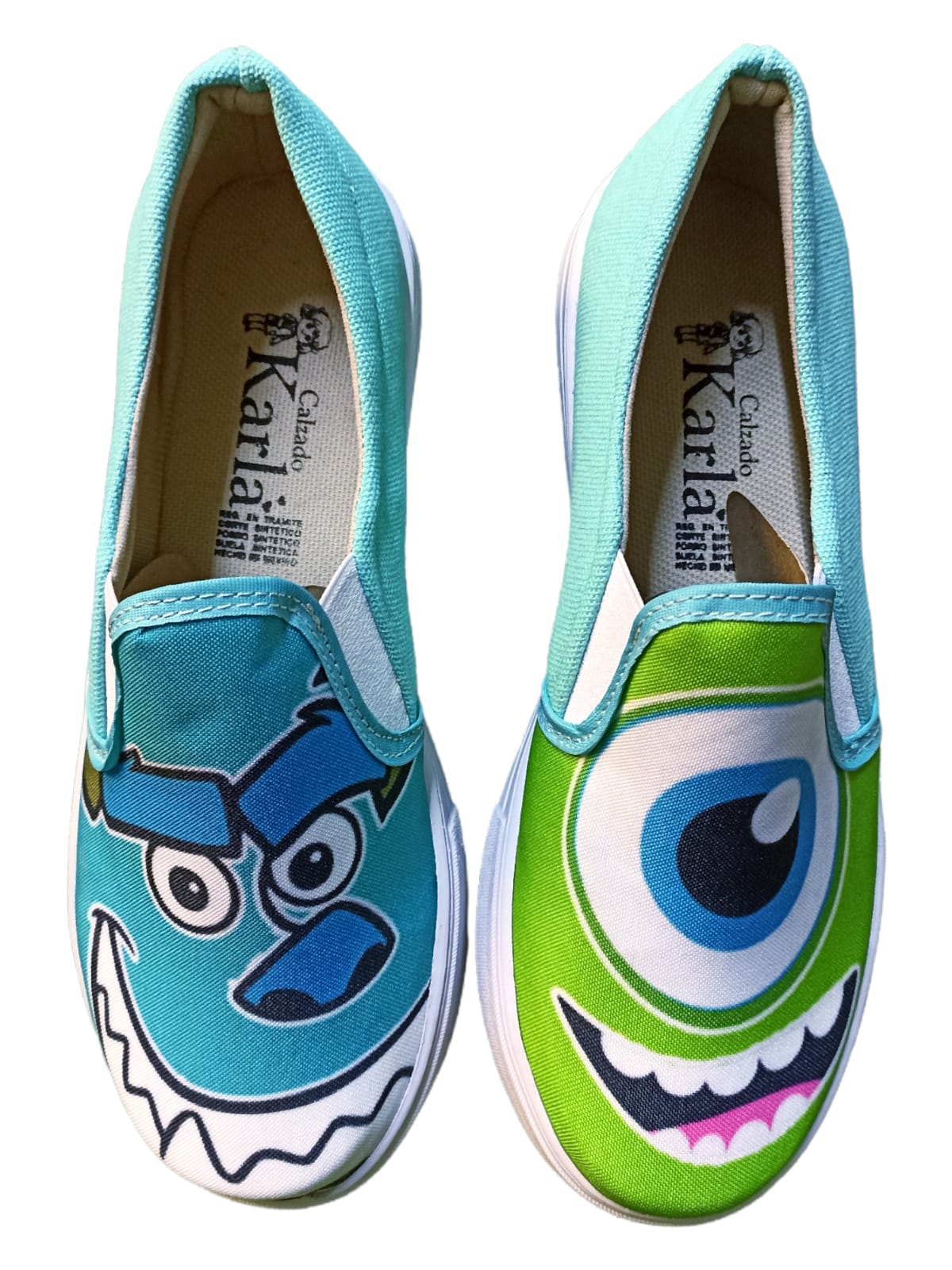 Tenis zapatos lona Monster Inc Zully casuales moda