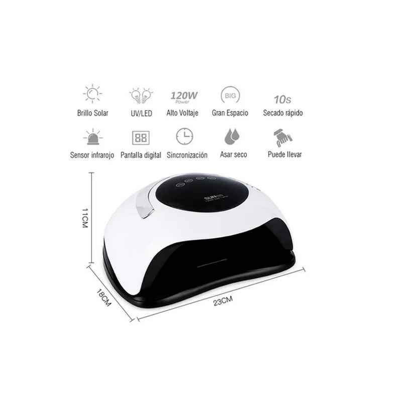 Lámpara Uñas 72w Uv Led Secadora De Uñas Lampara De Uñas