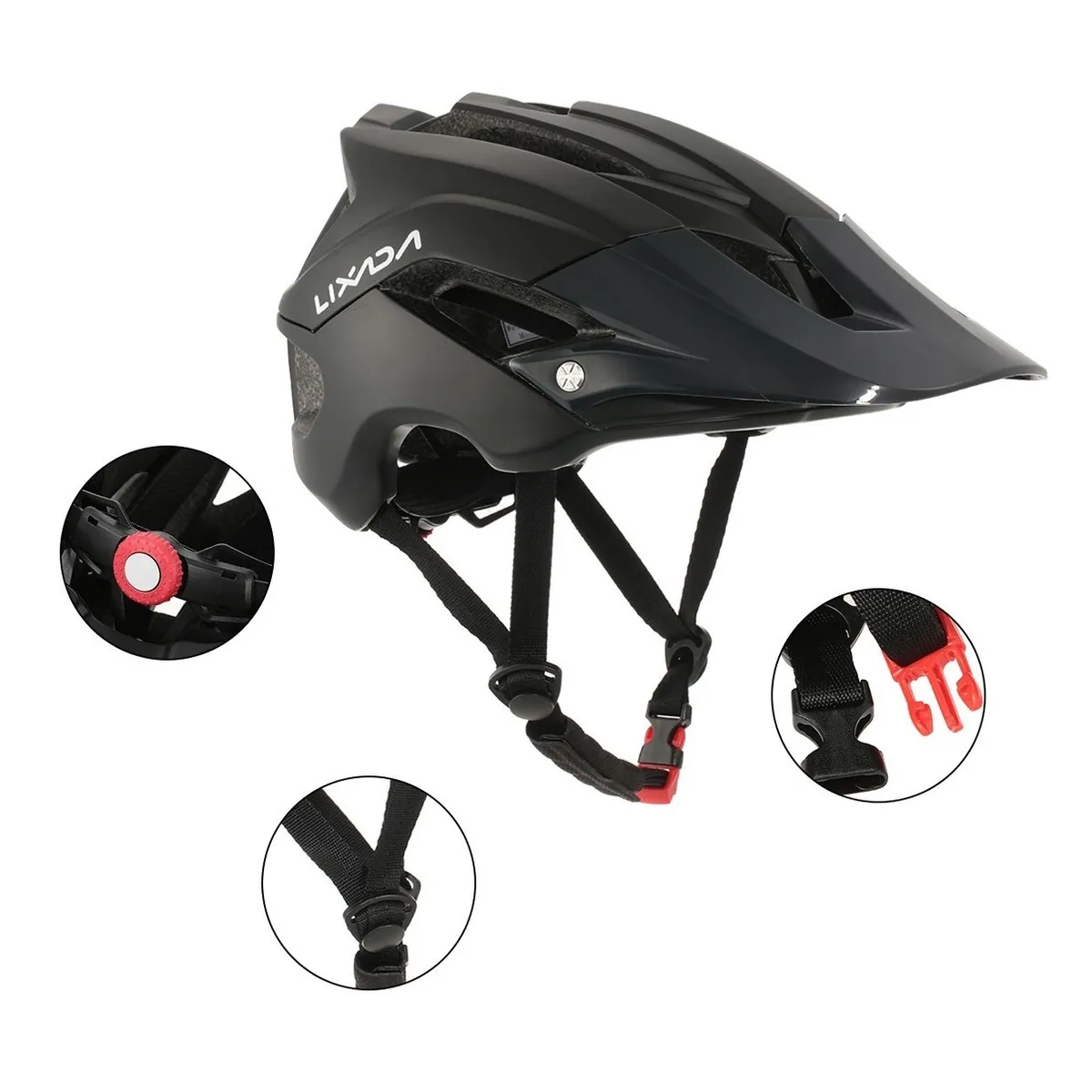 Casco Ultraliviano Para Bicicleta De Monta a Negro