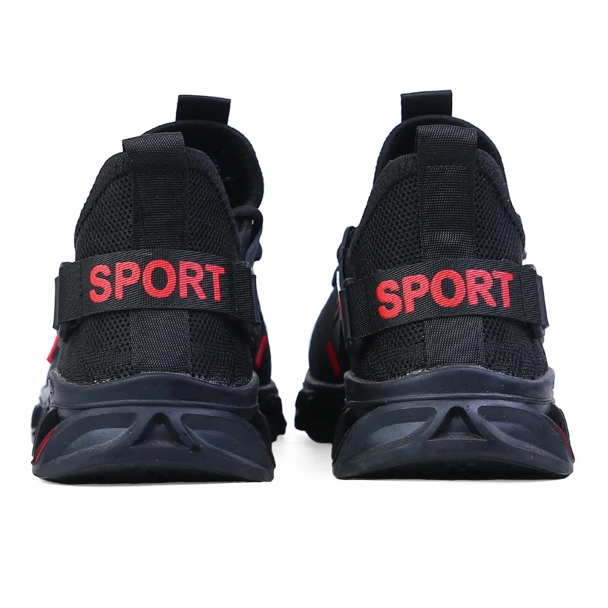 Tenis Para Hombre Negro c/ Rojo  25.5