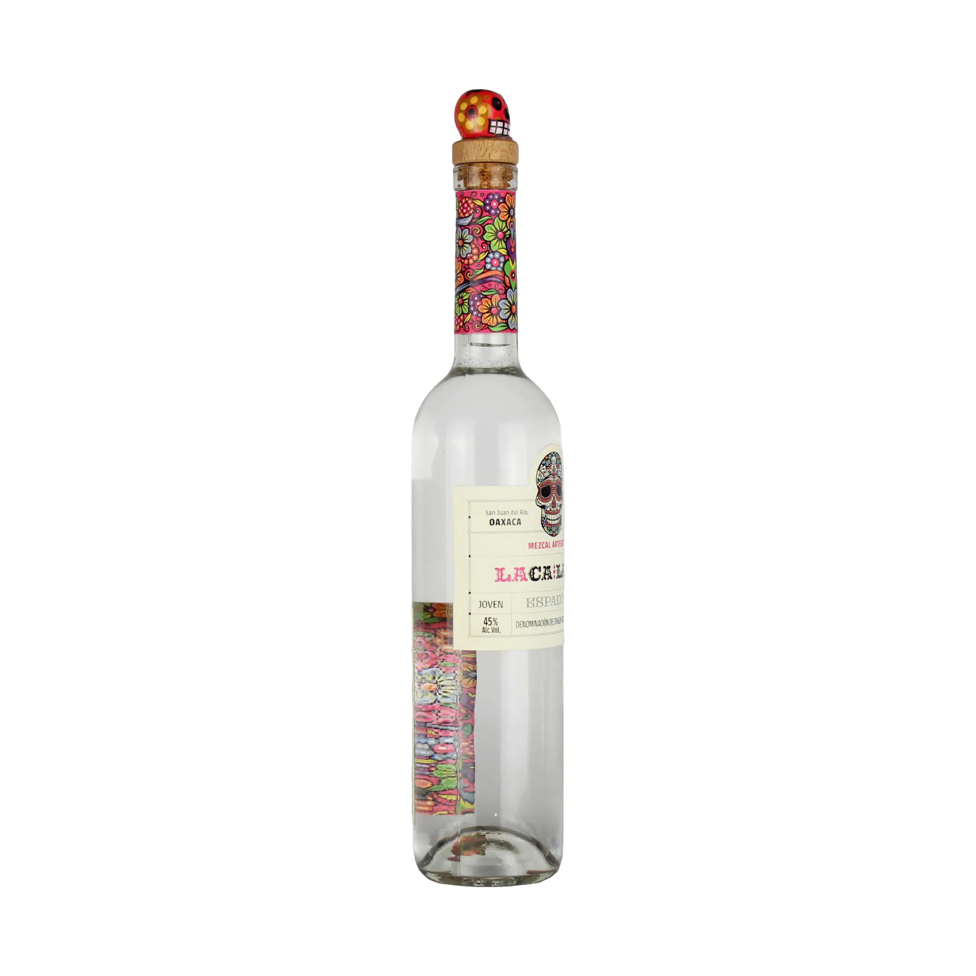6 Botellas Mezcal Artesanal 100% Agave Joven 750ml Laca Laca.