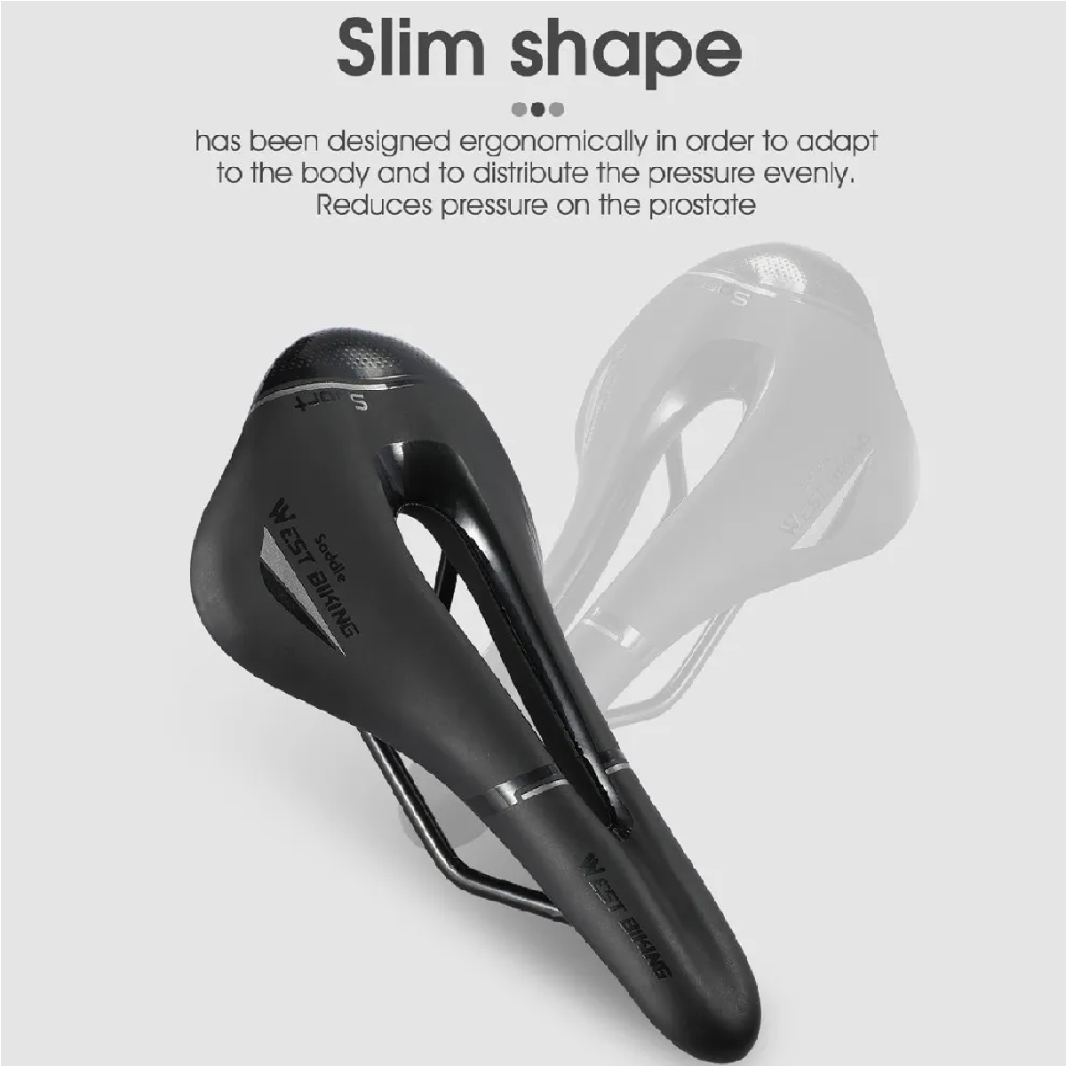 Asientos De Bicicleta De Montaña Antiprostatico Negro