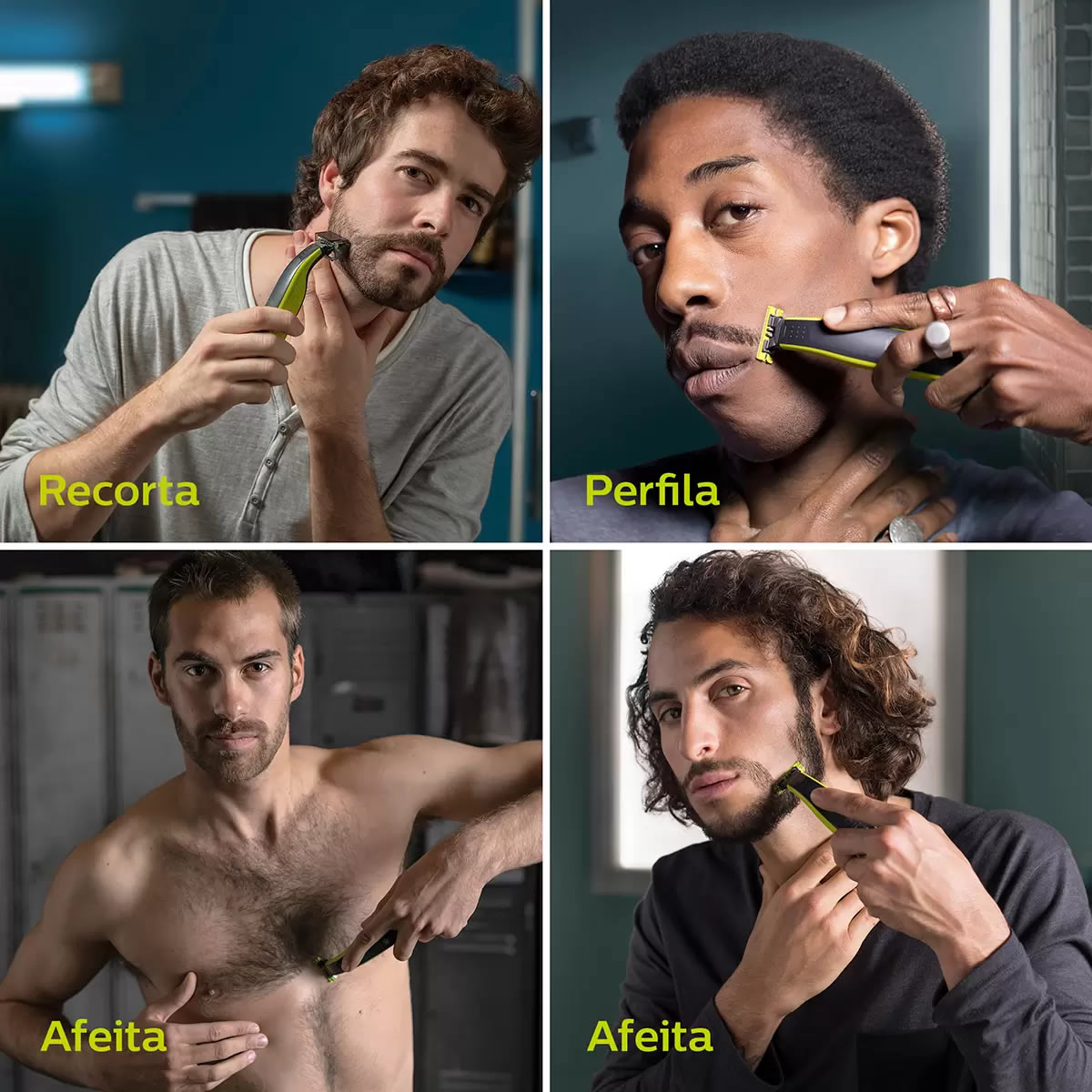 Máquina Para Afeitar Philips One Blade Para Cara y Cuerpo CST