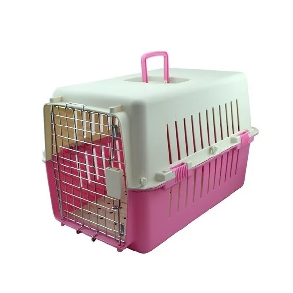 Transportadora Perro Gato Chica Spc-03 Puerta Metálica Sunny