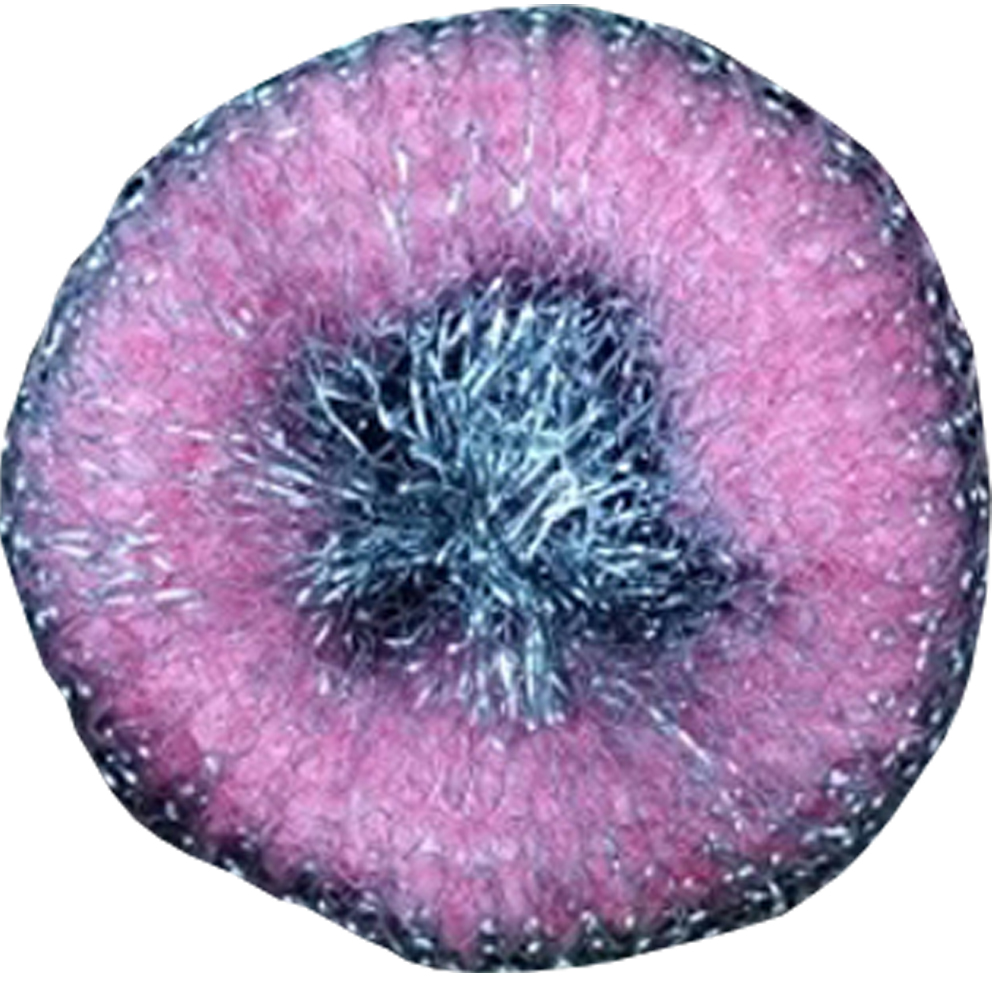 Fibra jumbo lavar trastes acero con esponja 12 cm