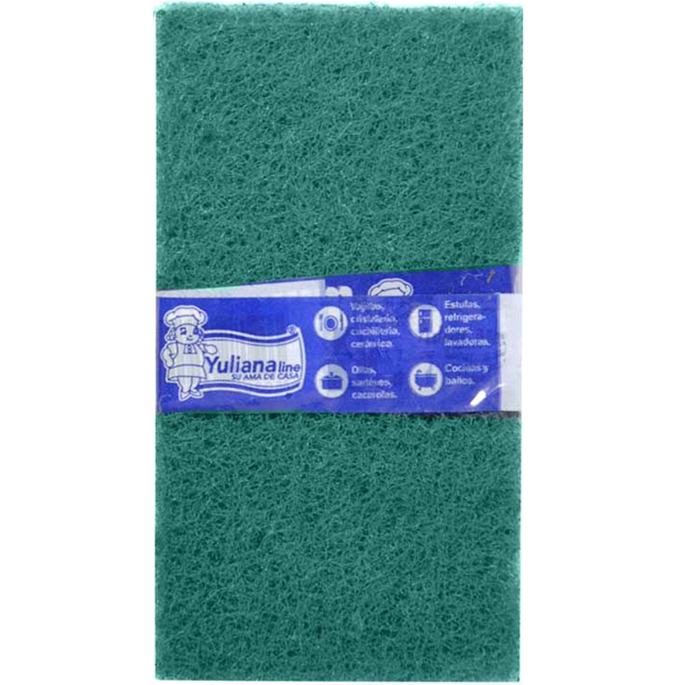 6 Fibra verde lavar trastes multiusos