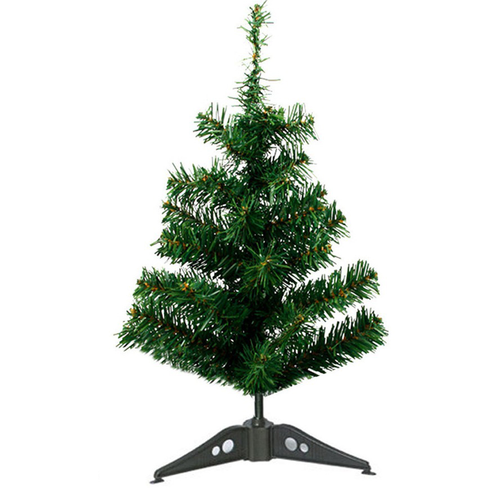 Mini arbol de navidad de mesa con 3 esferas 30 Cm