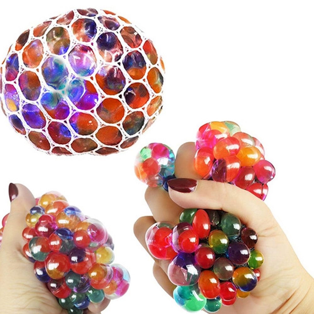 9 Pelotas cerebro antiestrés squishy hidrogel 5 cm