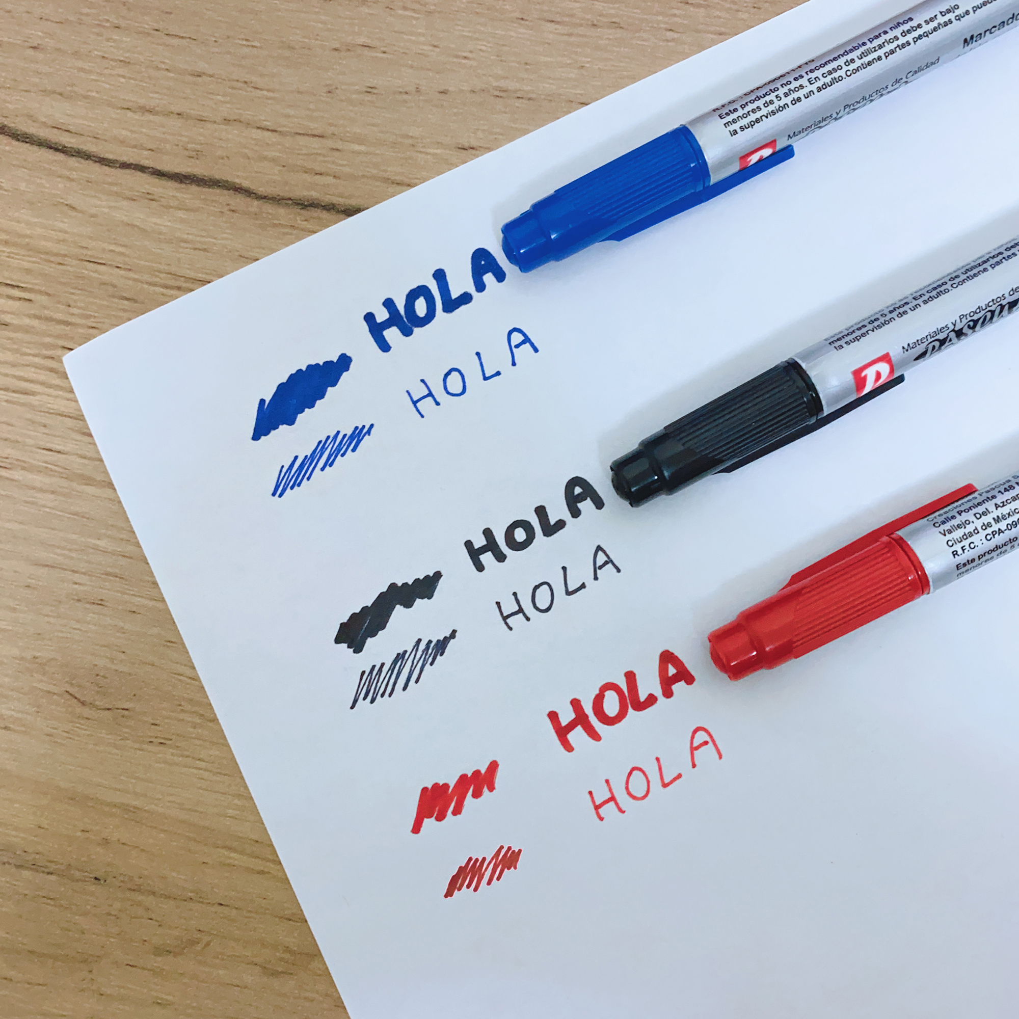 Caja12 Marcadores plumas doble punta permanente para manualidades Color varios