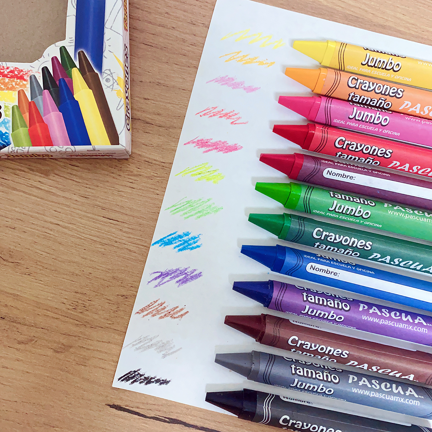 Crayones escolares tamaño jumbo 12 piezas crayola ceras jumbo