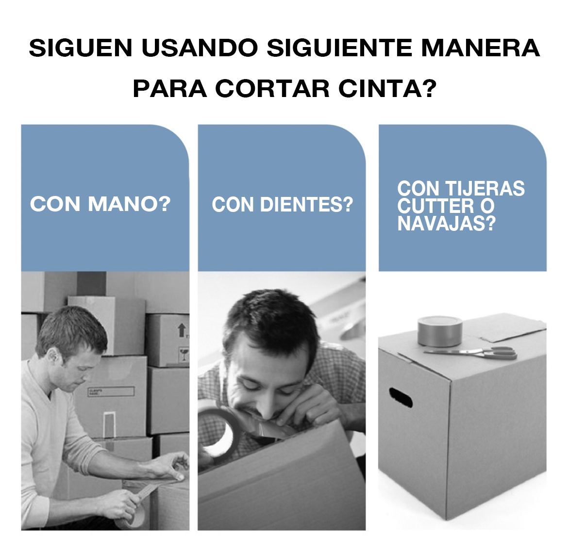 Dispensador para Cinta Adhesiva, Pistola de embalaje, para cinta de 5 cm de ancho, núcleo de papel de 7,6 cm