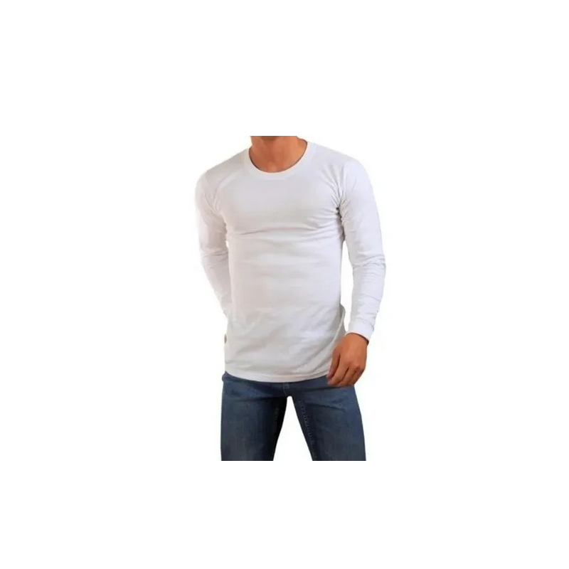 Playera Manga Larga Slim Fit Super Comoda Termica Lycra
