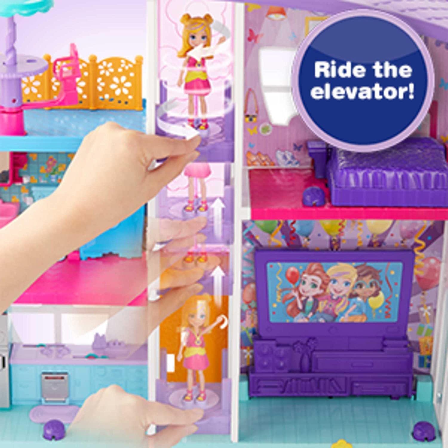 Polly Pocket! Mega Casa De Sorpresas, Casa De Polly