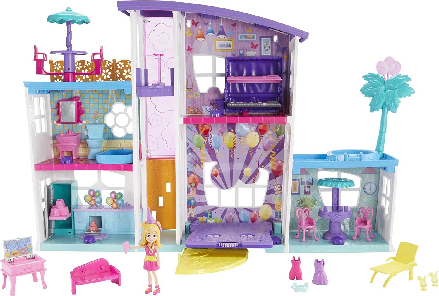Polly Pocket! Mega Casa De Sorpresas, Casa De Polly