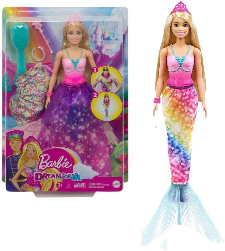 Barbie Dreamtopia Princesa 2 en 1