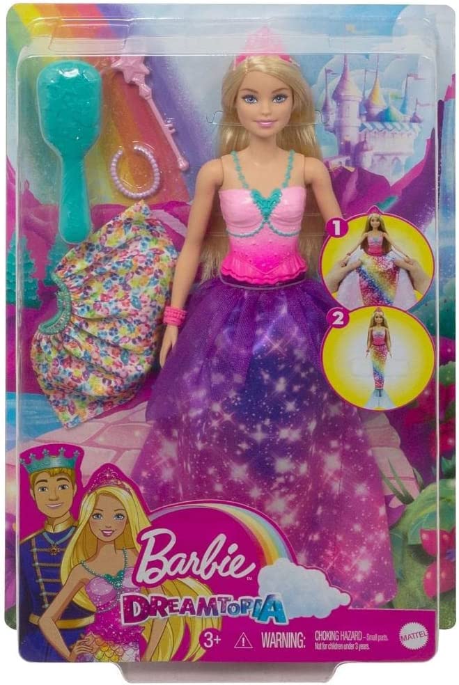 Barbie Dreamtopia Princesa 2 en 1