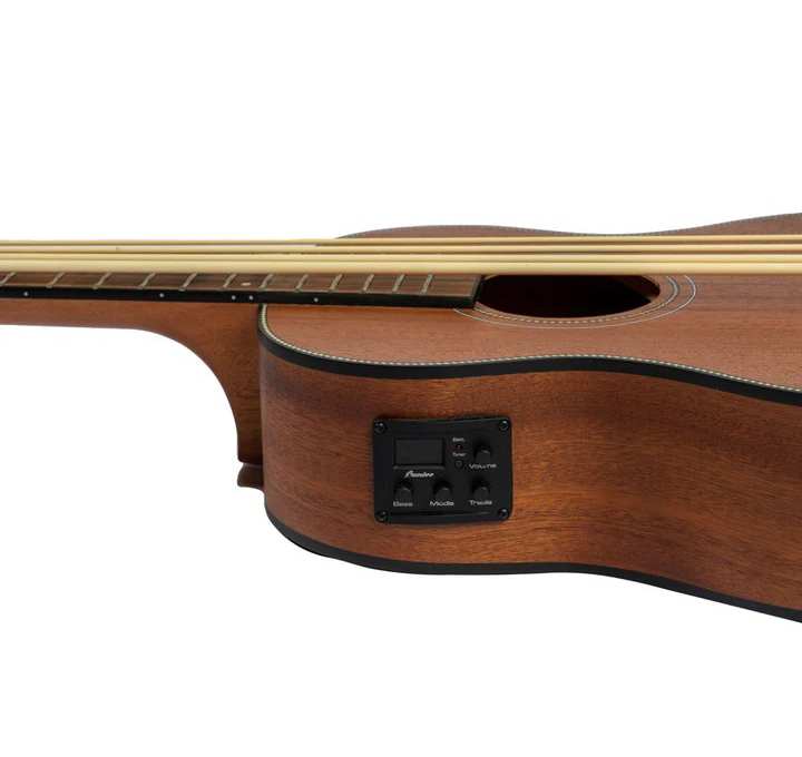 UkuBass BAMBOO Electroacústico Sapele