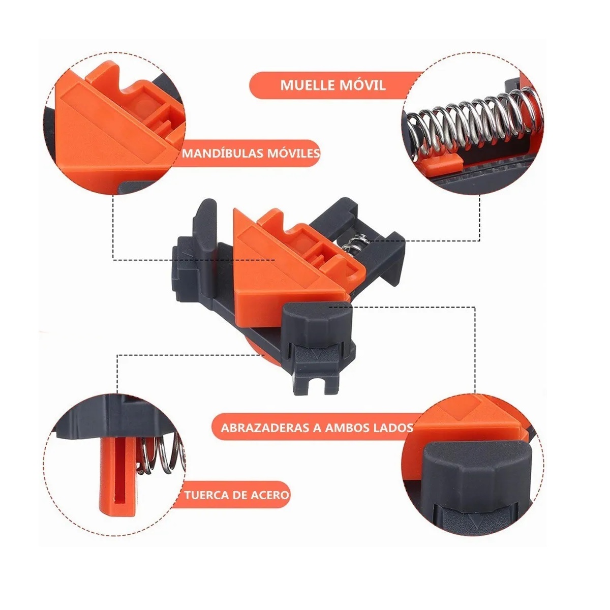 Clips De Fijación De 90/60/120 Grados Para Carpintería