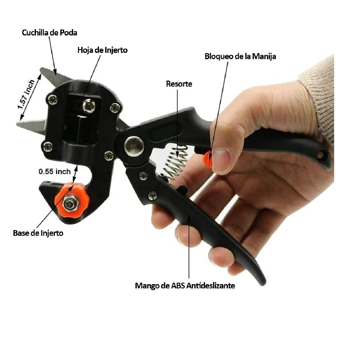 Pinzas Podadoras De Injertos Plantas Jardín Con Cinta D Goma