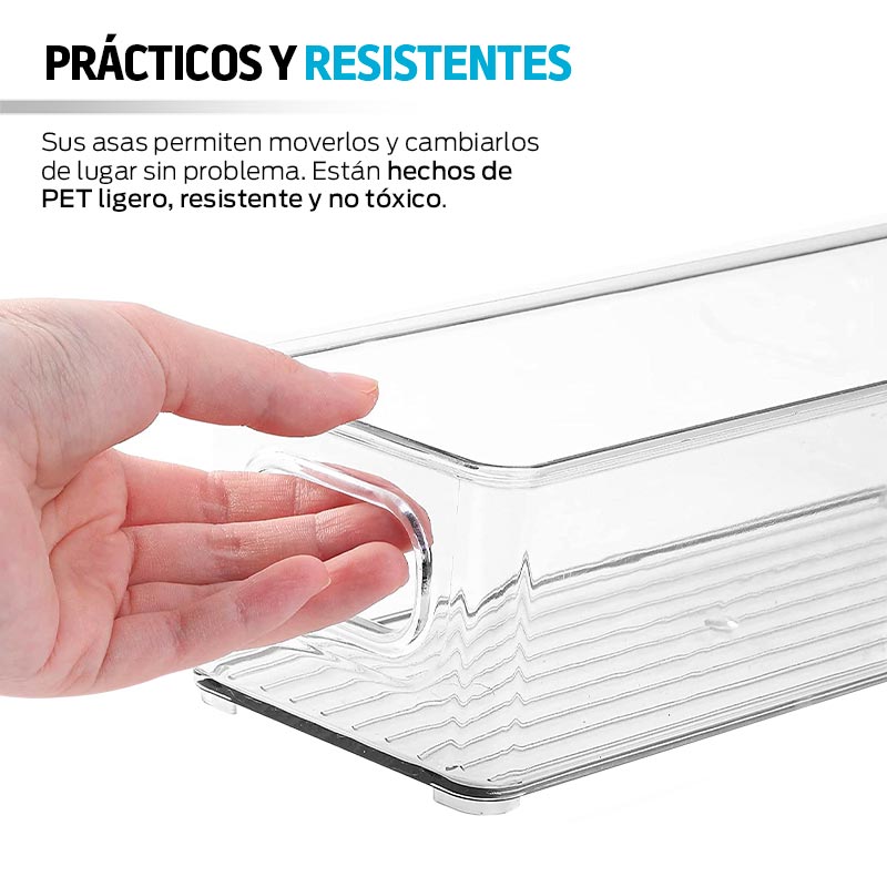 Organizadores para Refrigerador de Plástico Rígido Redlemon 4 Piezas