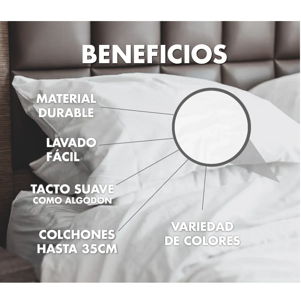 Sábanas Matrimoniales Estilo Algodón Egipcio 100% Extrasuave Oxford