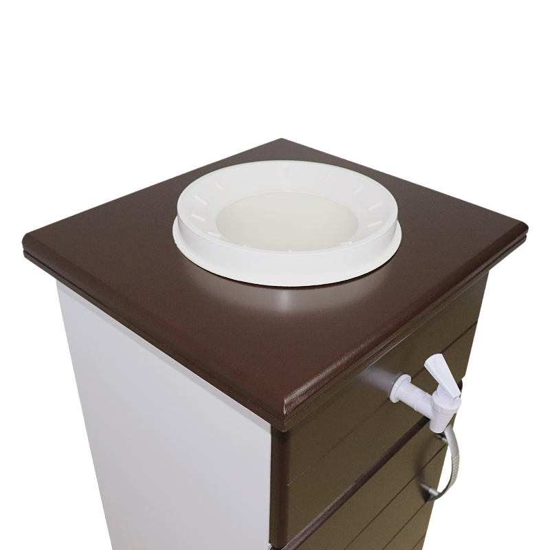 Dispensador de Agua Chocolate Porta garrafón con Alacena Roma