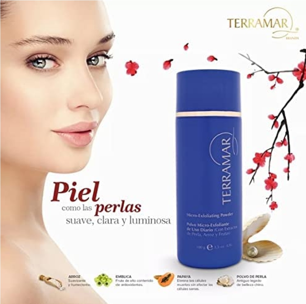 Polvo Microexfoliante De Arroz Terramar 100 gr