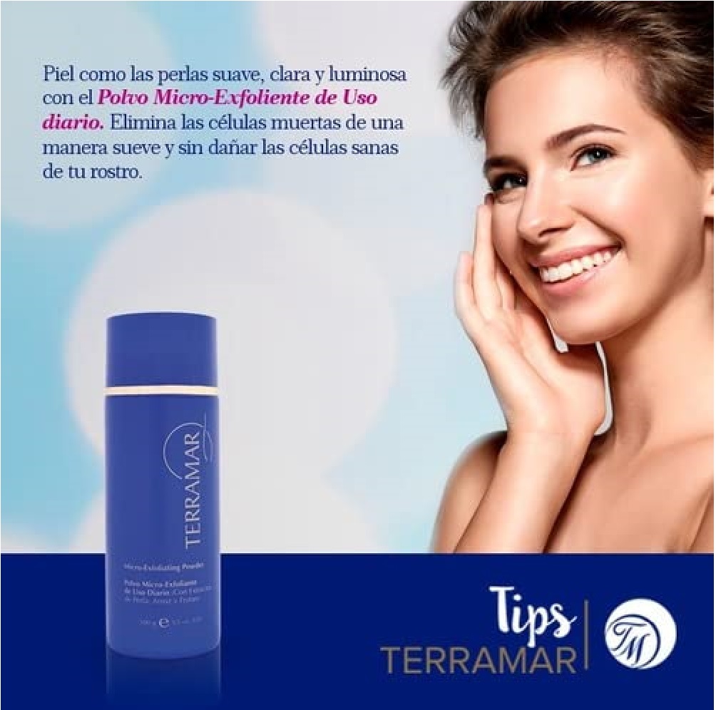 Polvo Microexfoliante De Arroz Terramar 100 gr