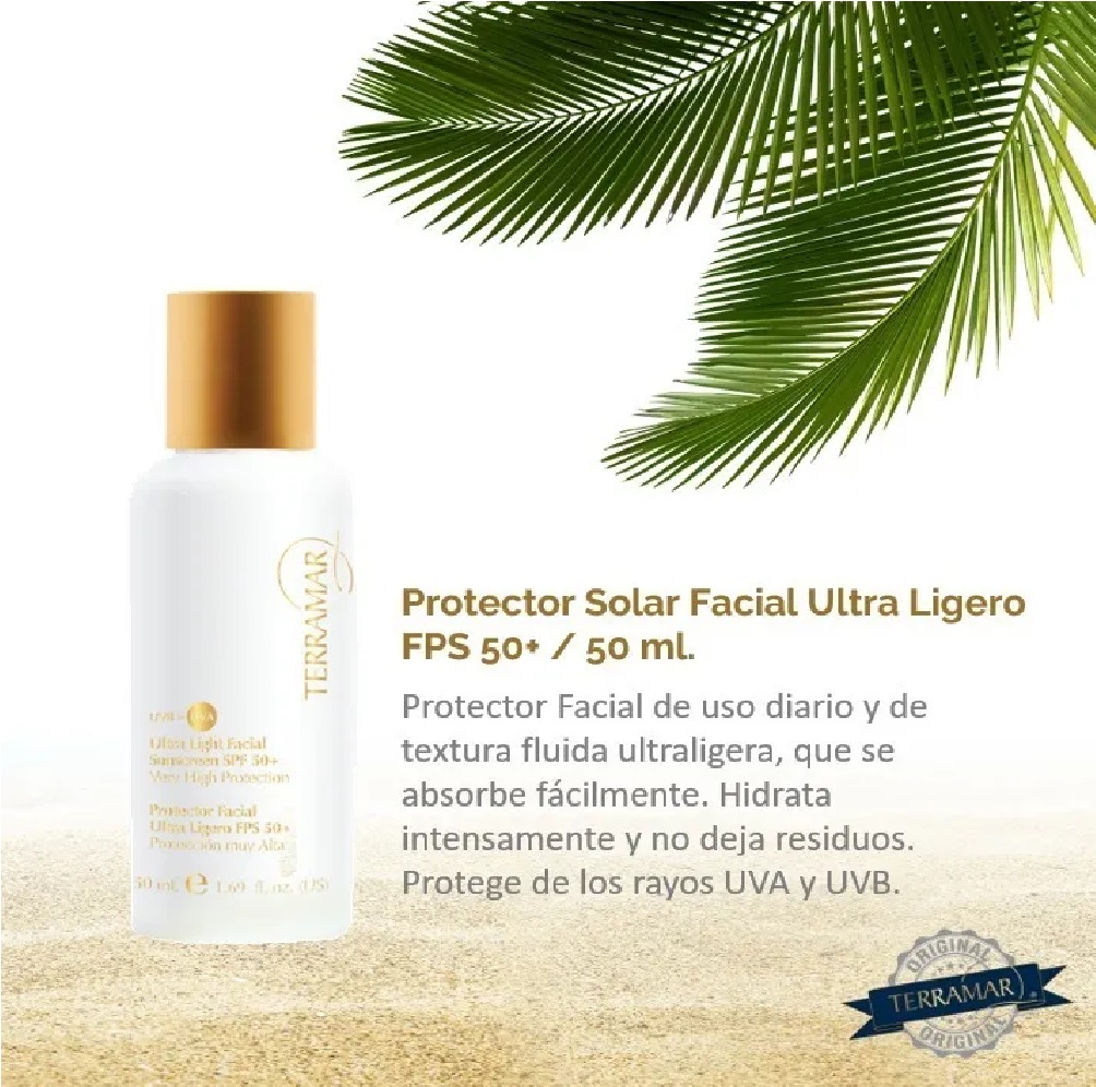 Protector Facial Ultraligero FPS 50+ Proteccion Muy Alta Terramar