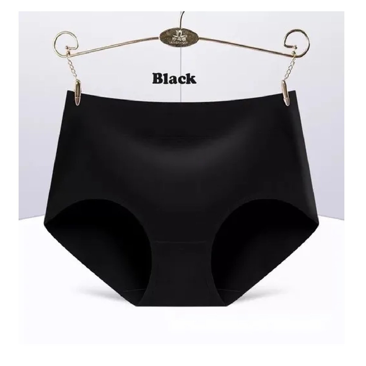 FALARY Bragas Algodón Mujer Cintura Alta Pack de 5 Negro Beige