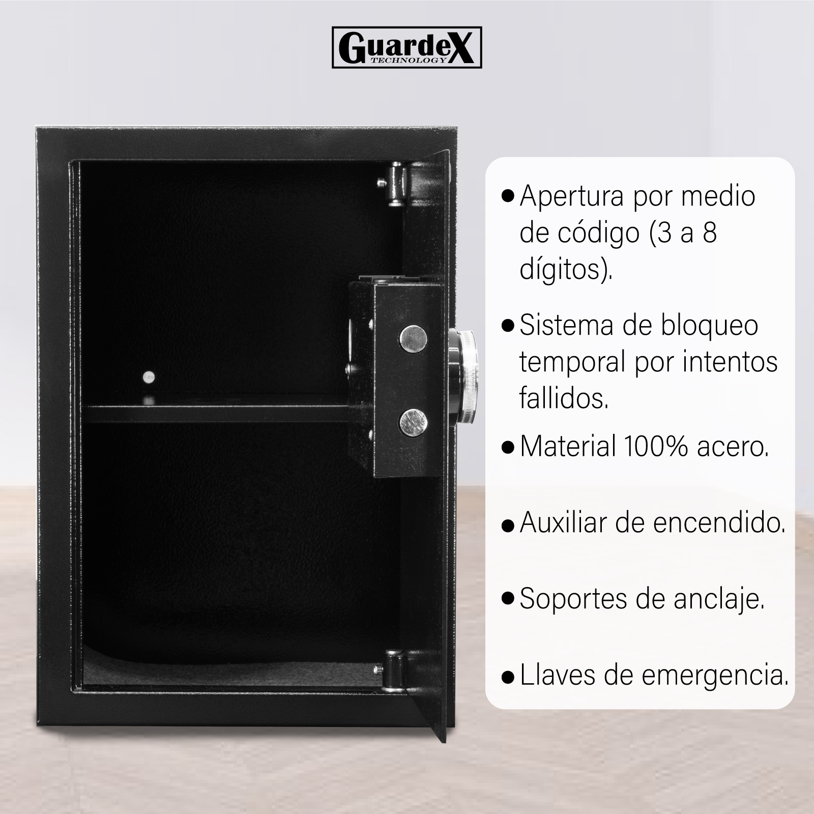 Caja discount fuerte vertical