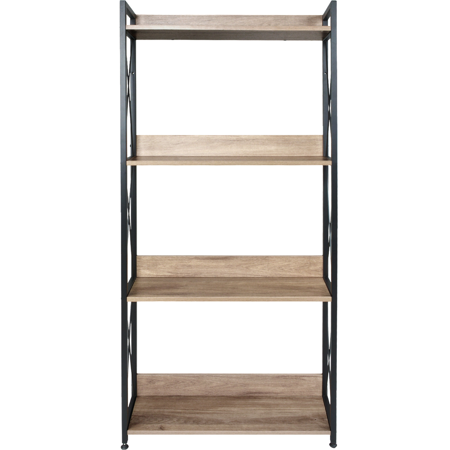 Librero Estante Minimalista Industrial 4 Niveles Multiusos