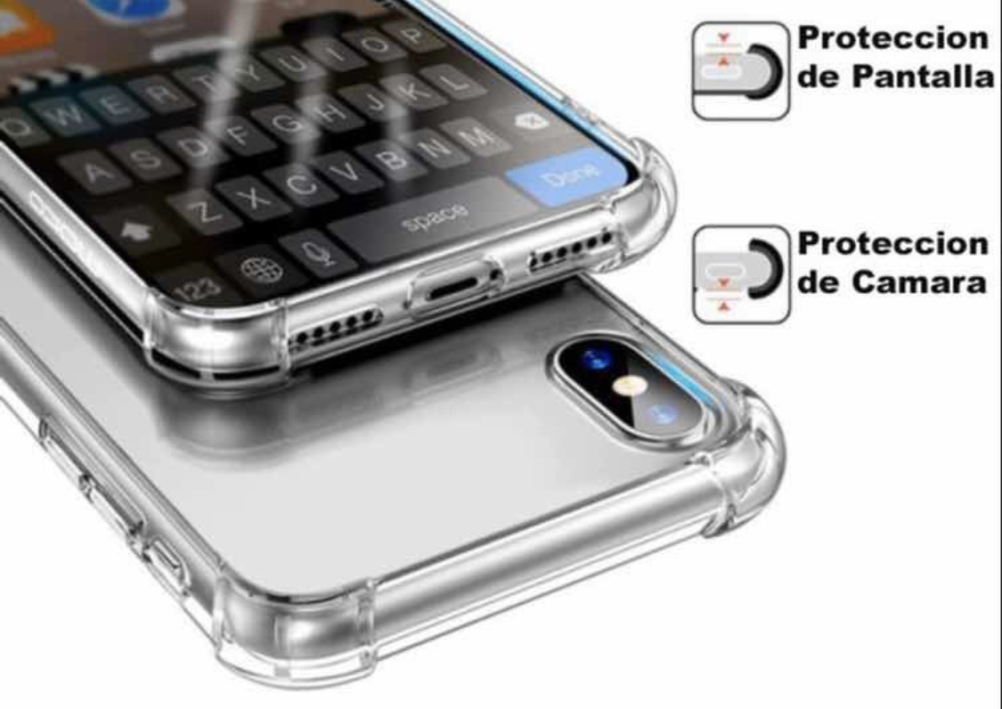 funda acrigel uso rudo antishok con esquinas reforzadas transparente premium iphone 11 pro max