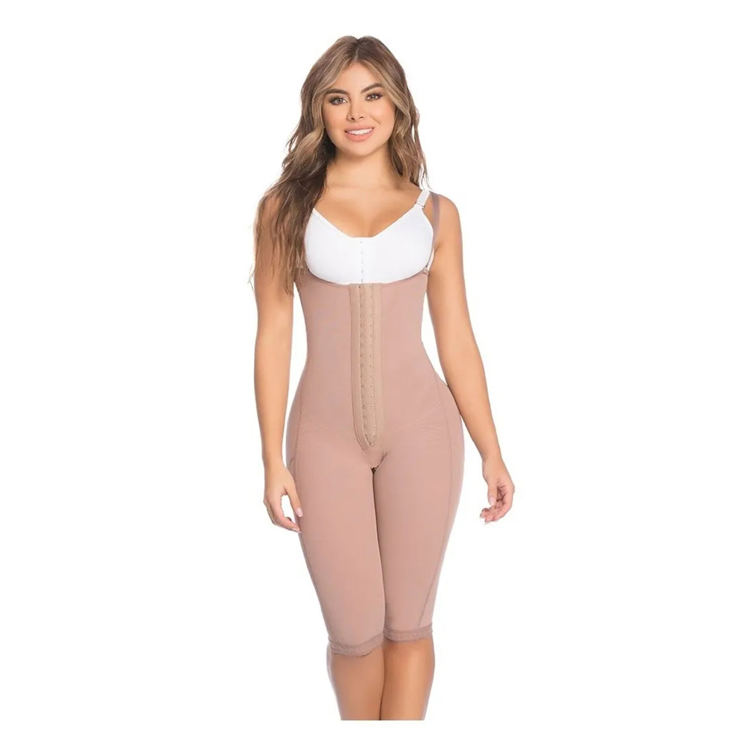 Fajas Colombianas Estilo Body Ultra Realce Para Mujer, Faja Colombiana Postquirurgica Para Lipo y BBL, Faja Reductora y Moldeadora De Silueta A La Rodilla 