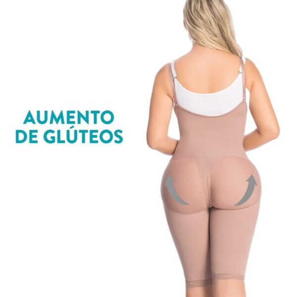Fajas Colombianas Estilo Body Ultra Realce Para Mujer, Faja Colombiana Postquirurgica Para Lipo y BBL, Faja Reductora y Moldeadora De Silueta A La Rodilla 