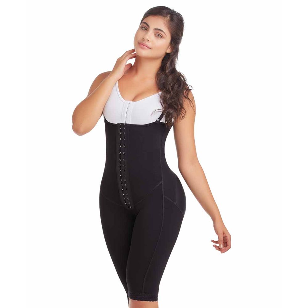 Fajas Colombianas Estilo Body Ultra Realce Para Mujer, Faja Colombiana Postquirurgica Para Lipo y BBL, Faja Reductora y Moldeadora De Silueta A La Rodilla 