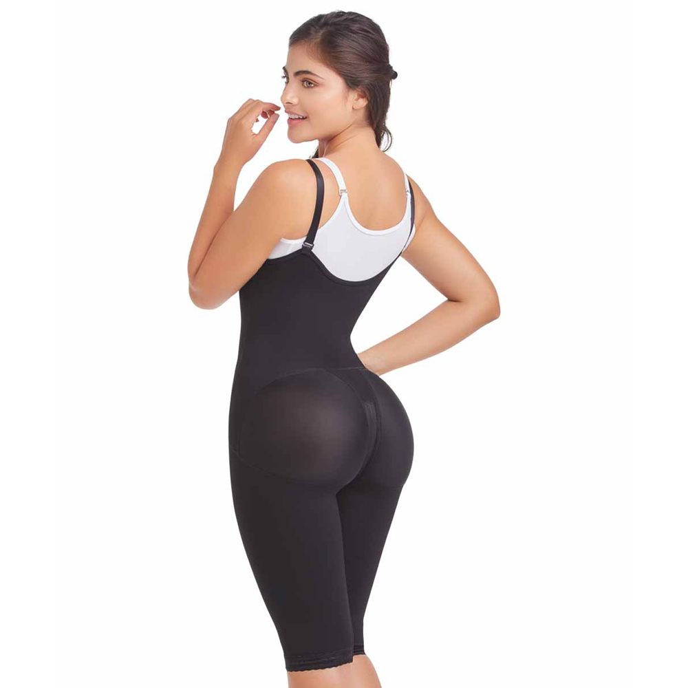 Fajas Colombianas Estilo Body Ultra Realce Para Mujer, Faja Colombiana Postquirurgica Para Lipo y BBL, Faja Reductora y Moldeadora De Silueta A La Rodilla 