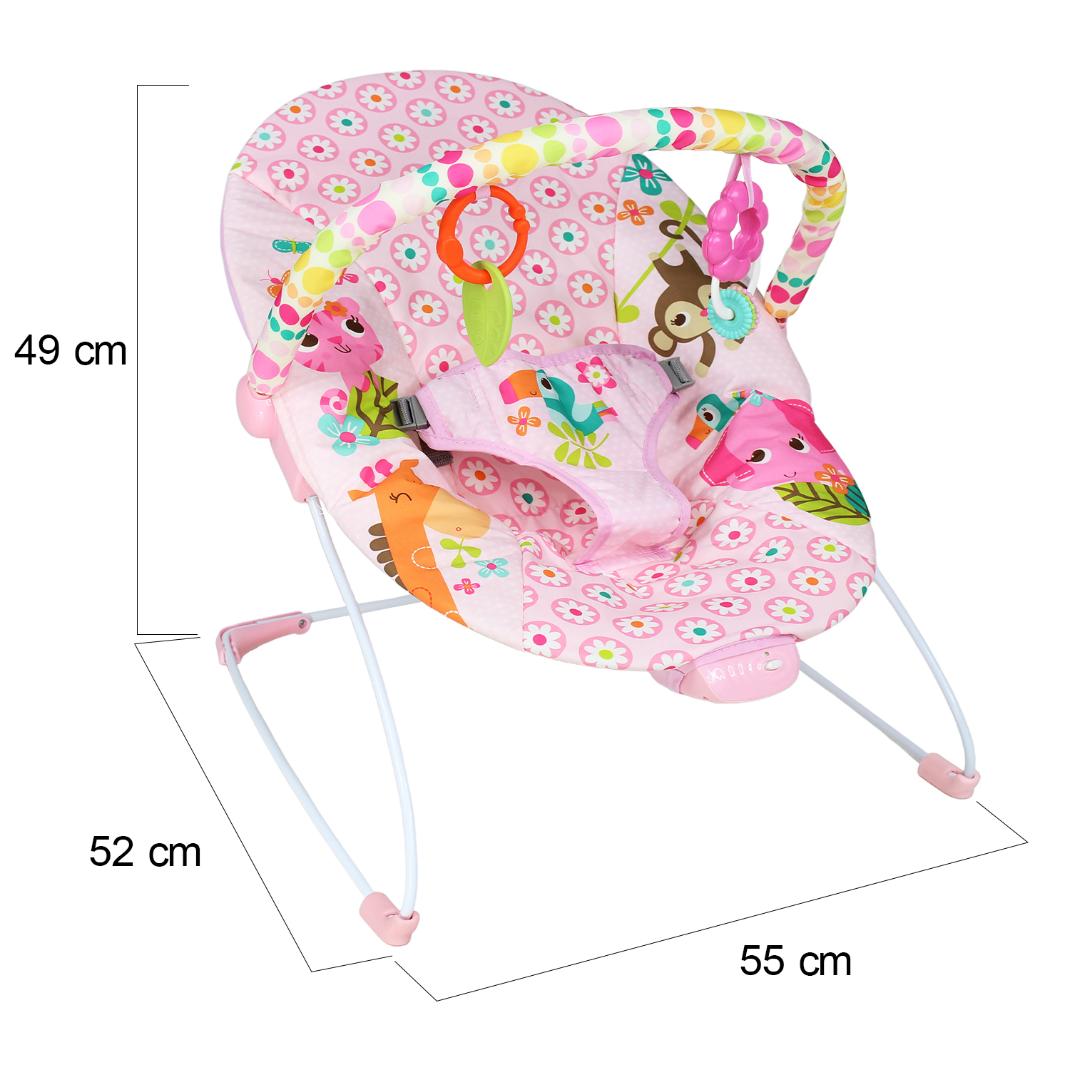 Bouncer Silla Mecedora Bebe Con Juguetes Portatil Tucan