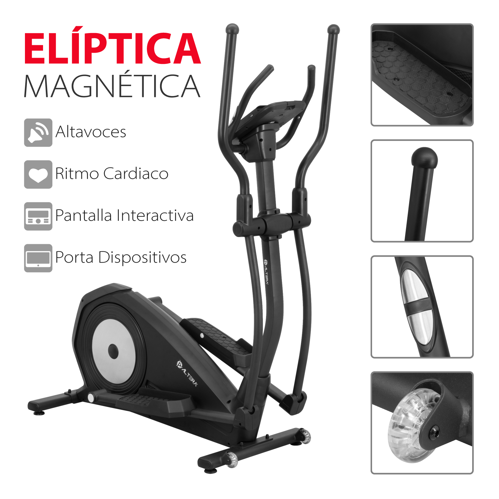 Eliptica Escaladora Bicicleta De120 Kg