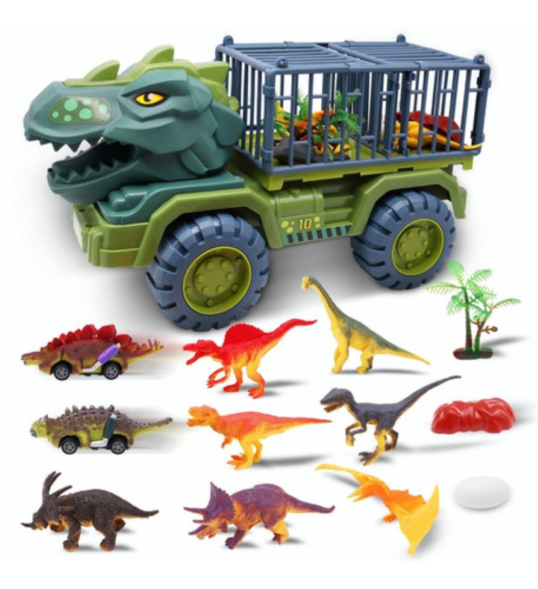 Juguete De Vehículo Transportador De Dinosaurio Para Niños