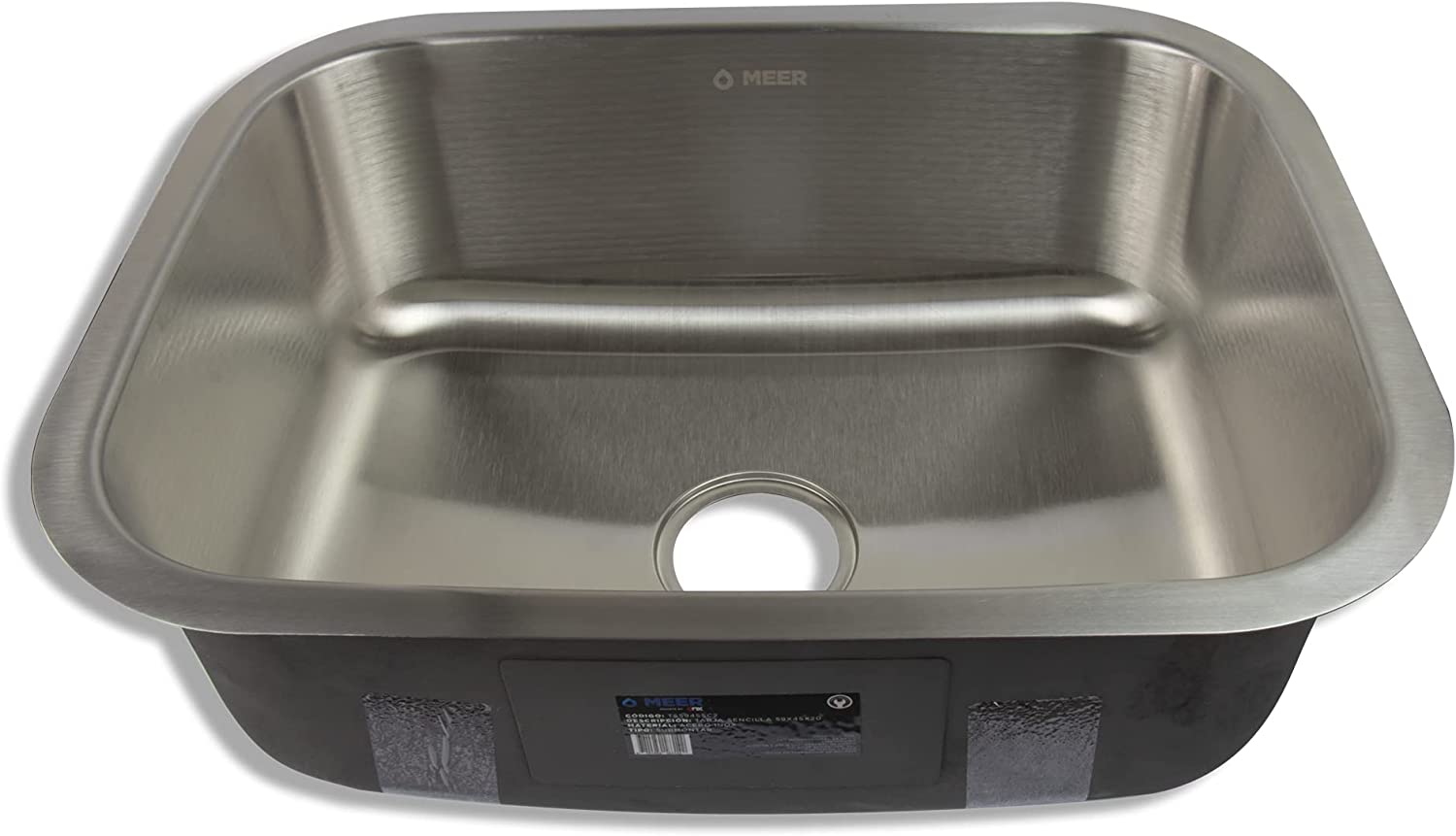 Fregadero De Cocina Contra Canasta Y Mezcladora Monomando