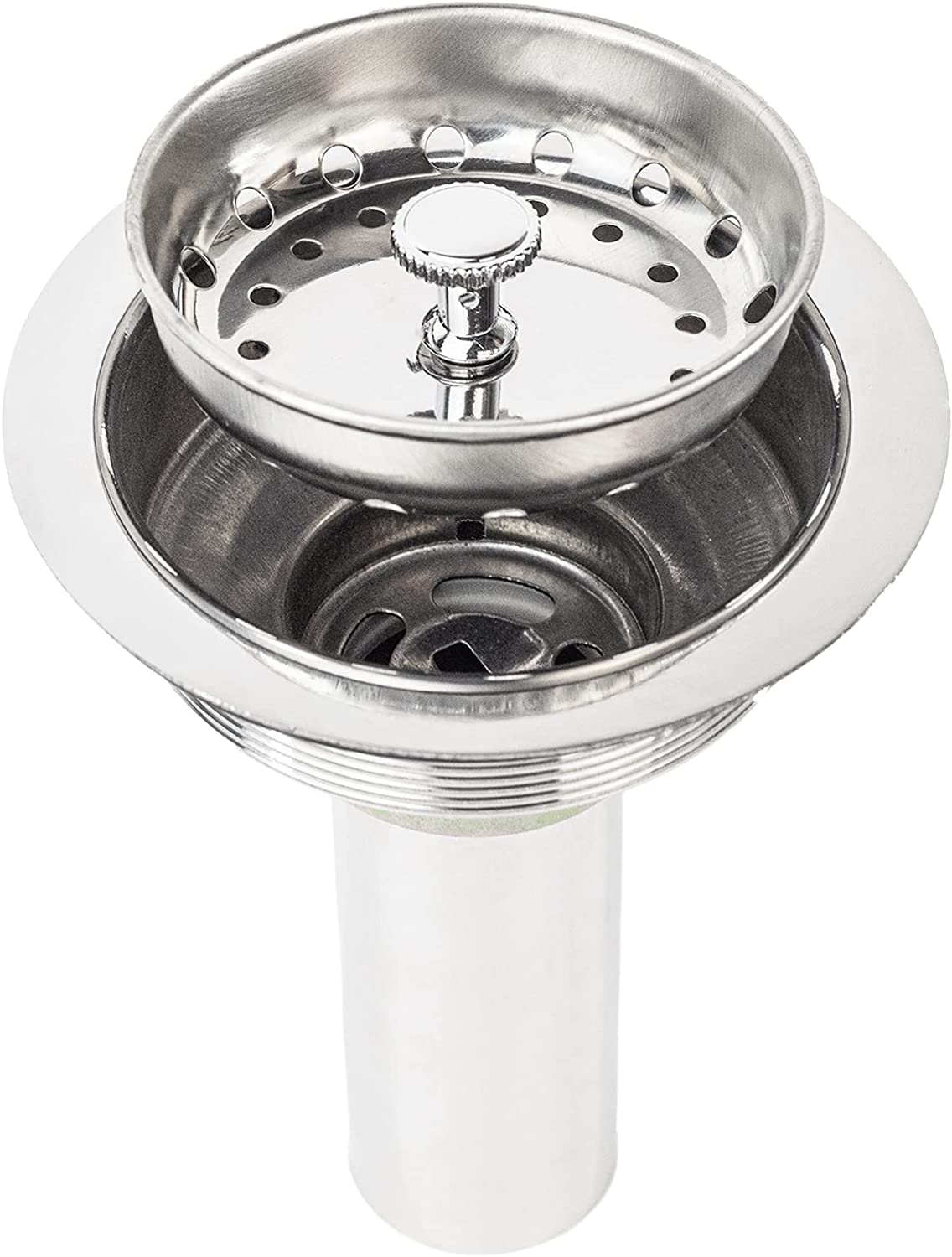 Fregadero De Cocina Contra Canasta Y Mezcladora Monomando